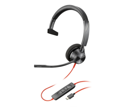 Słuchawki biurowe, callcenter Poly Blackwire 3310 MS USB-A/USB-C